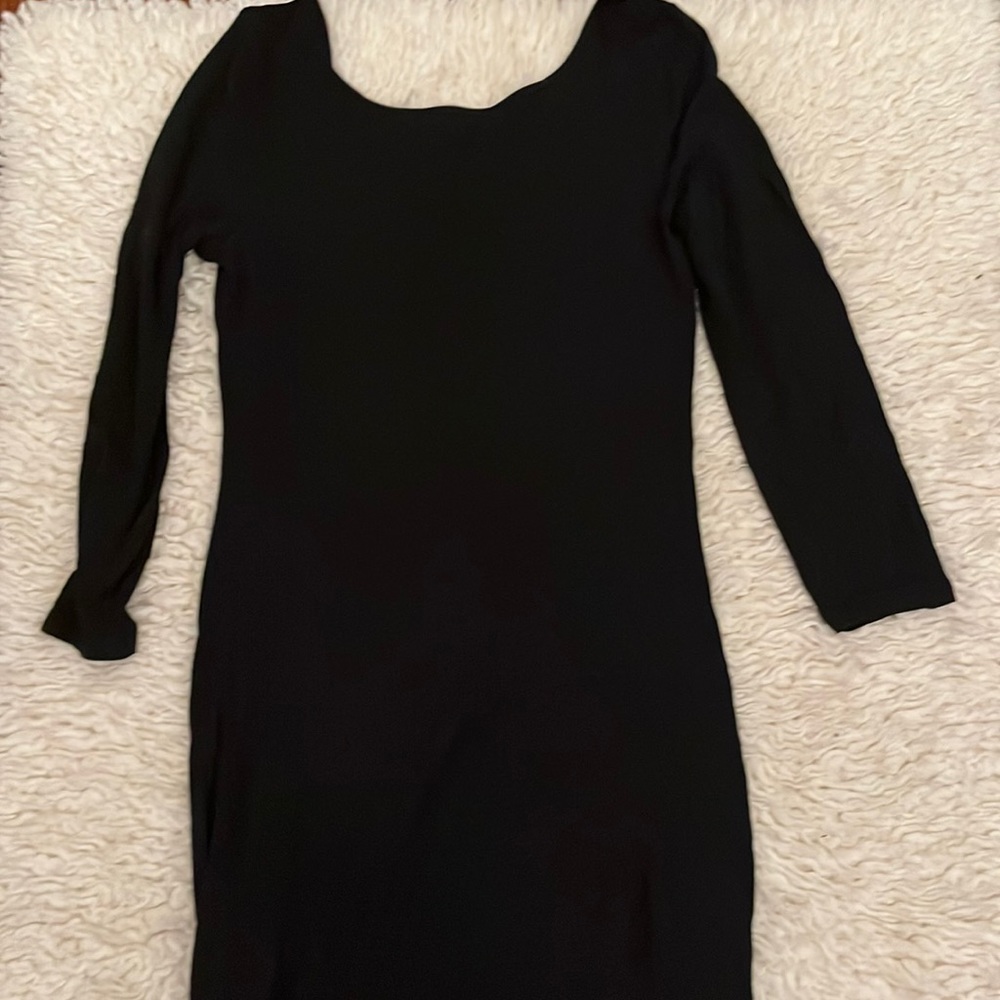 Babaton Fitted Black Long Dress